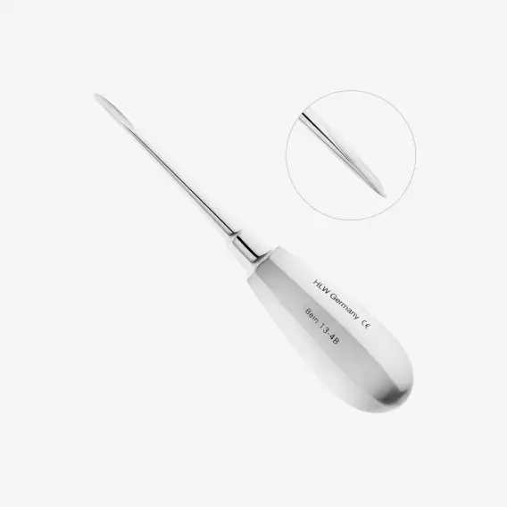 Элеватор HLW №4B Bein для удаления корней прямой (3 мм), элекватор бейн