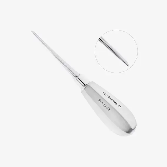 Элеватор HLW №3B Bein для удаления корней прямой (2 мм), элеватор бейн