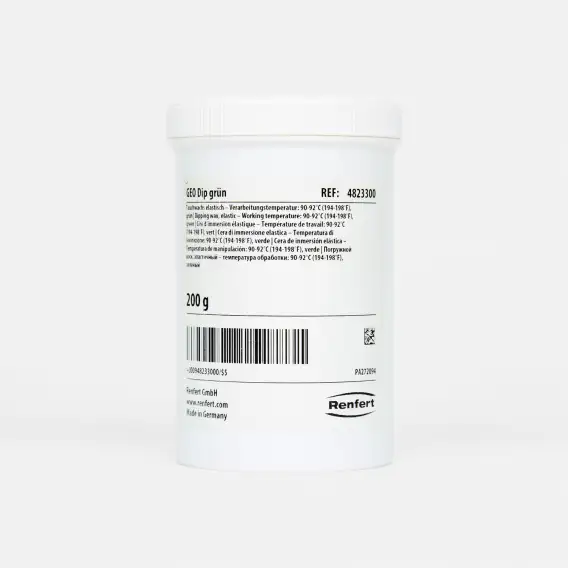 Воск погружной Renfert Geo Dip, мягкий, зеленый (200 г) фото 1