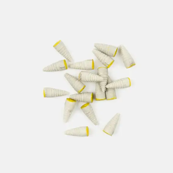 Полировочные конусы Noritake Meister Cones S-Yellow (100 шт) фото 1