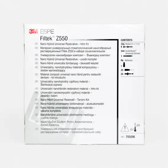 Материал композитный 3M Filtek Z550 Intro Kit (8 x 4 г + 6 мл + 3 мл) фото 1