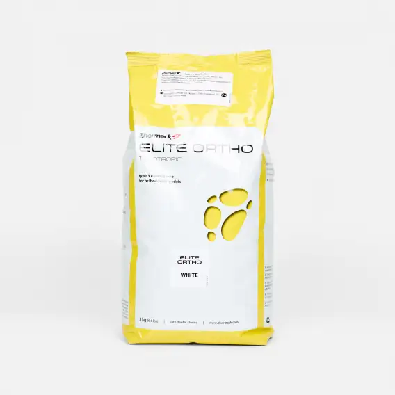 Гипс Zhermack Elite Ortho, III класс, для ортопедии, белый (3 кг) фото 1