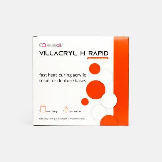 Пластмасса Zhermack Villacryl H Rapid, горячего отверждения (750 г + 400 мл) фото 1