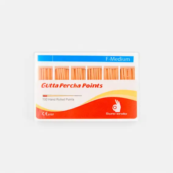 Штифты гуттаперчевые Sure-Dent, дополнительные (100 шт) фото 1
