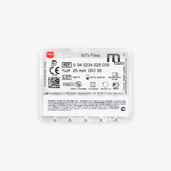 Файлы машинные VDW Mtwo NiTi-Files .04 (6 шт) фото 1