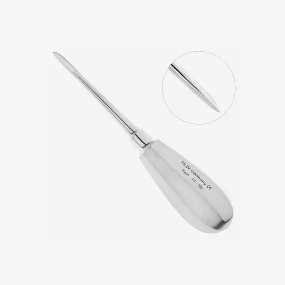 Элеватор HLW №5B Bein для удаления корней прямой (4 мм), элекватор бейн