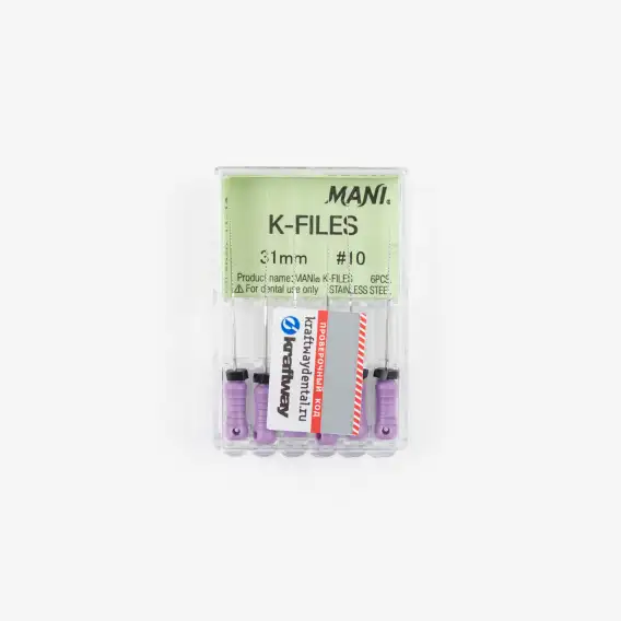 Файлы ручные Mani K-Files, к файлы мани