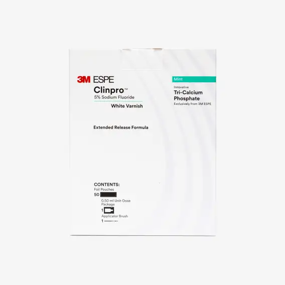 Препарат Clinpro White Varnish для фторирования и снижения гиперстезии (0,5 г), клинпро вайт вармиш
