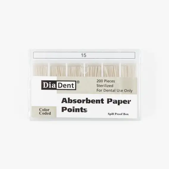 Штифты бумажные DiaDent 02, штифты конус 02 диадент бумажные  (200 шт)