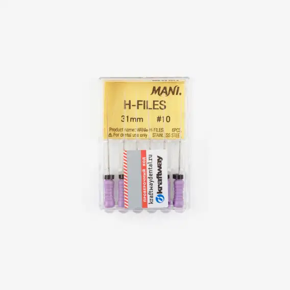 Файлы ручные Mani H-Files, н файлы мани