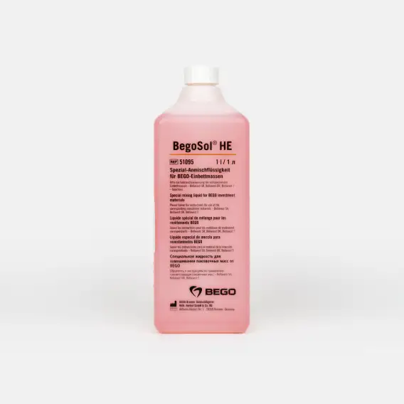 Жидкость Bego BegoSol HE, для паковочных масс Bellavest SH (1 л) фото 1