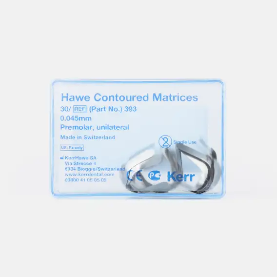 Матрицы Kerr Hawe Contoured Matrices R, для премоляров, 0,045 мм (30 шт) фото 1