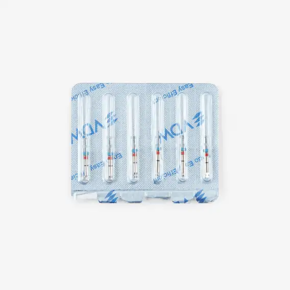 Файлы машинные VDW FlexMaster NiTi-Files конусность 02, никель-титановые файлы флексмастер конус 02, нити файлы 6 шт