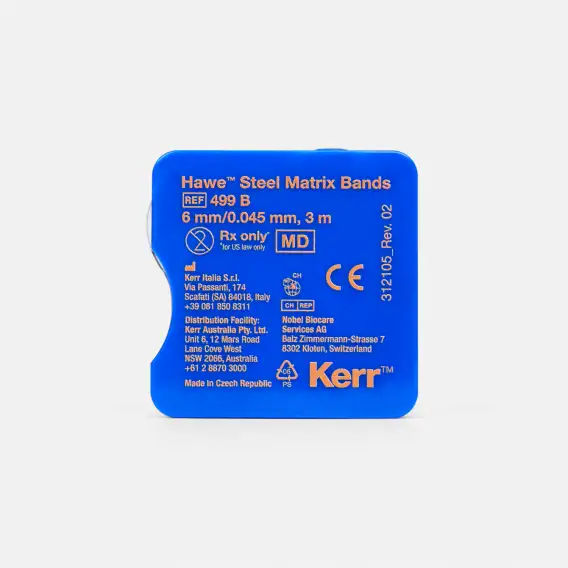 Полоски Kerr Hawe Steel Matrix Bands, 0,045 x 6 мм (3 м) фото 1