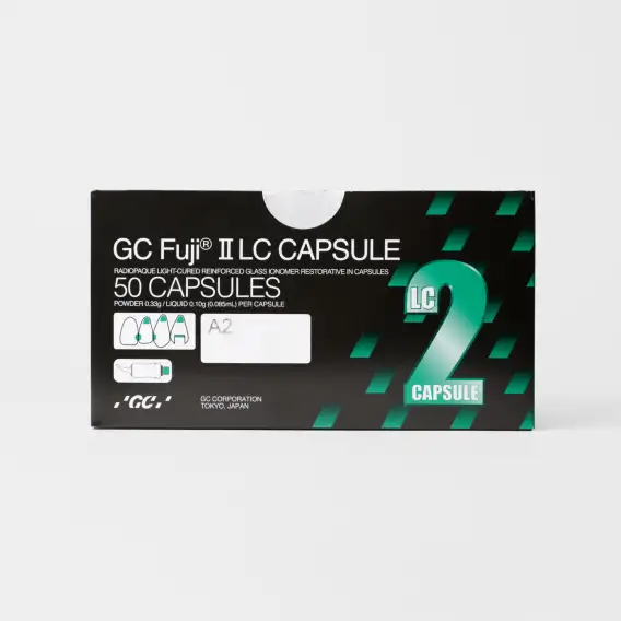 Цемент стеклоиономерный GC Fuji II LC Capsule (50 шт), цемент фуджи лц в капсулах