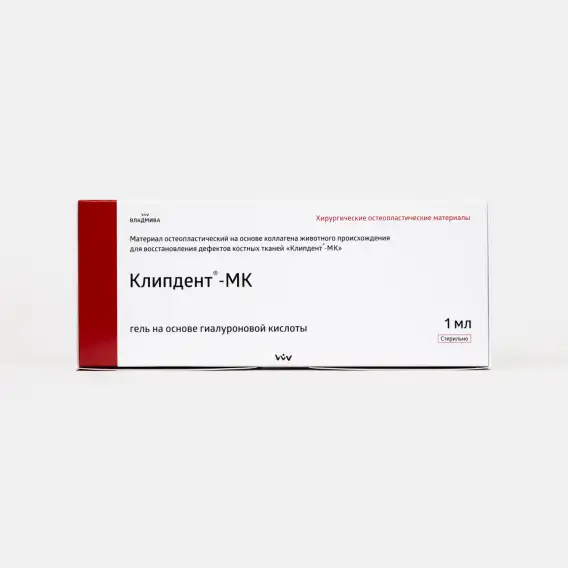 Гель остеопластический Владмива Клипдент-МК, на основе гиалуроновой кислоты (1 мл) фото 1