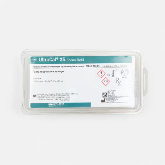 Материал пломбировочный Ultradent UltraCal XS (4 x 1,2 мл) фото 1