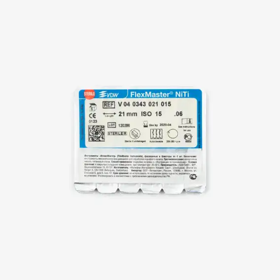 Файлы машинные VDW FlexMaster NiTi-Files .06 (6 шт)  фото 1