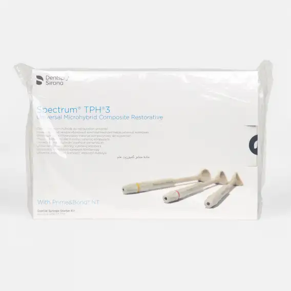 Материал композитный Dentsply Spectrum TPH3 Syringe Starter Kit (6 x 4,5 г + 4,5 мл + 3 мл) фото 1