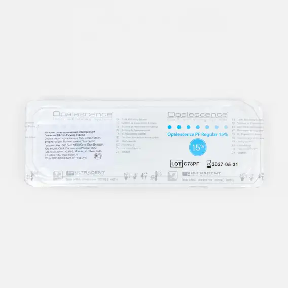 Отбеливание домашнее Ultradent Opalescence Mini Kit PF 15% (2 x 1,2 мл) фото 1