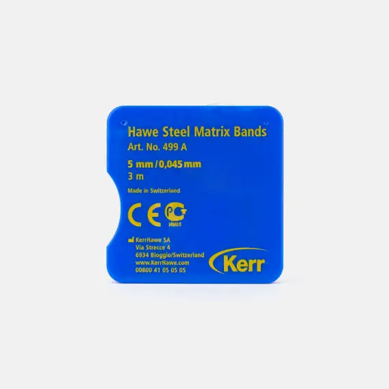 Полоски Kerr Hawe Steel Matrix Bands, 0,045 x 5 мм (3 м) фото 1