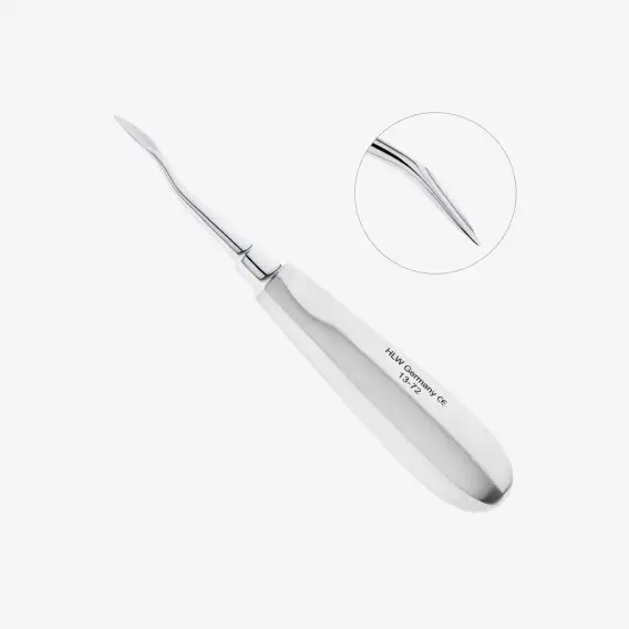 Элеватор HLW №72 Bajonett для удаления корней штыковидный (4 мм), элеватор байонет