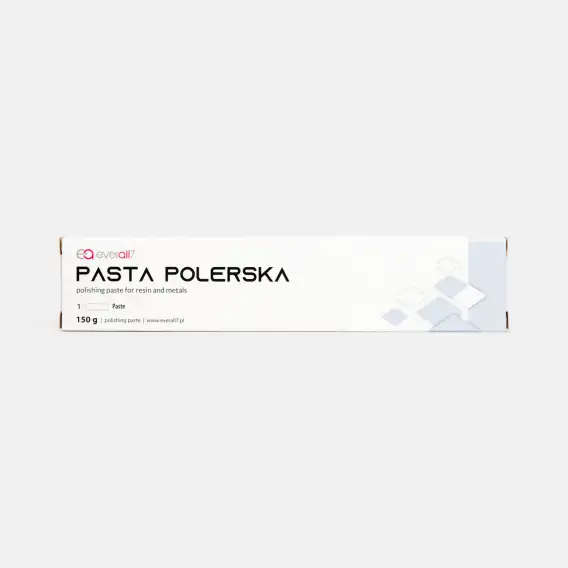 Паста полировальная Everall Pasta Polerska (150 г), полировочная зуботехническая паста, евералл паста полерска