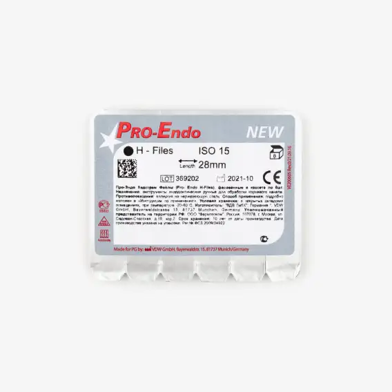 Файлы ручные VDW Pro-Endo H-Files (6 шт)  фото 1