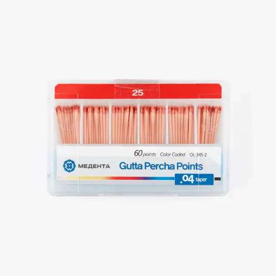 Штифты гуттаперчевые Meta конусность 04, гуттаперчевые штифты мета медента конус 04 