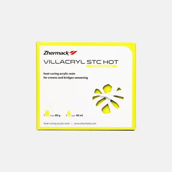 Пластмасса Zhermack Villacryl STC Hot, горячего отверждения (80 г + 40 мл) фото 1