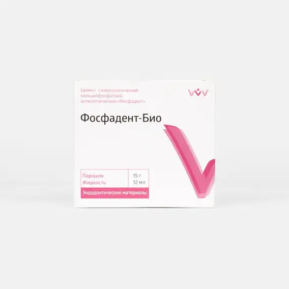 Материал пломбировочный Владмива Фосфадент-Био (15 г + 12 мл) фото 1