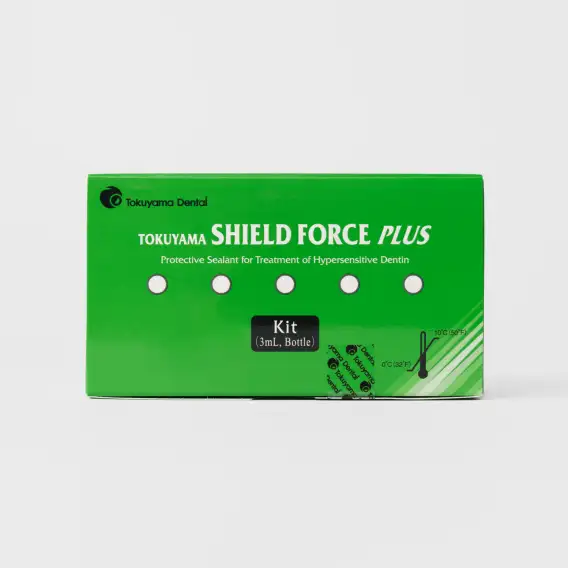 Препарат Tokuyama Shield Force Plus для снижения гиперстезии, препарат для снижения чувствительности зубов
