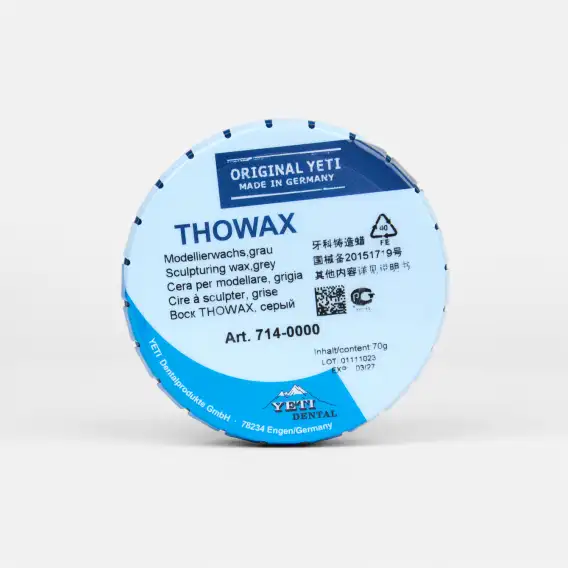 Воск моделировочный Yeti Thowax, серый (70 г) фото 1