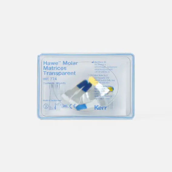 Матрицы для моляров Kerr Hawe Transparent Molar Matrices, Матриц для моляров прозрачные Керр Транспарент